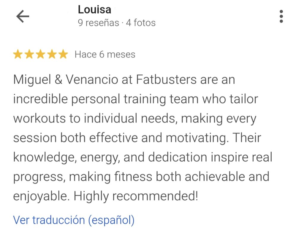 entrenador personal mallorca opiniones