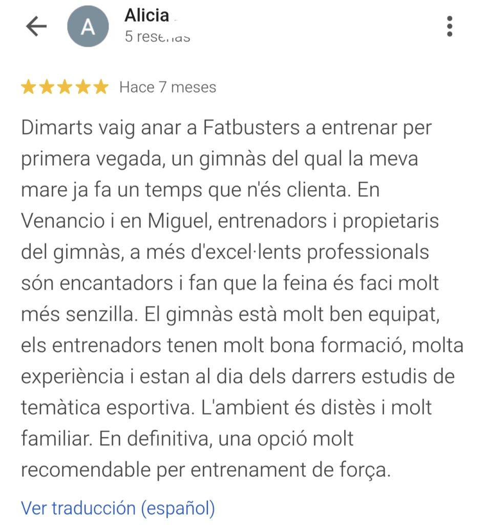 entrenador personal mallorca opiniones