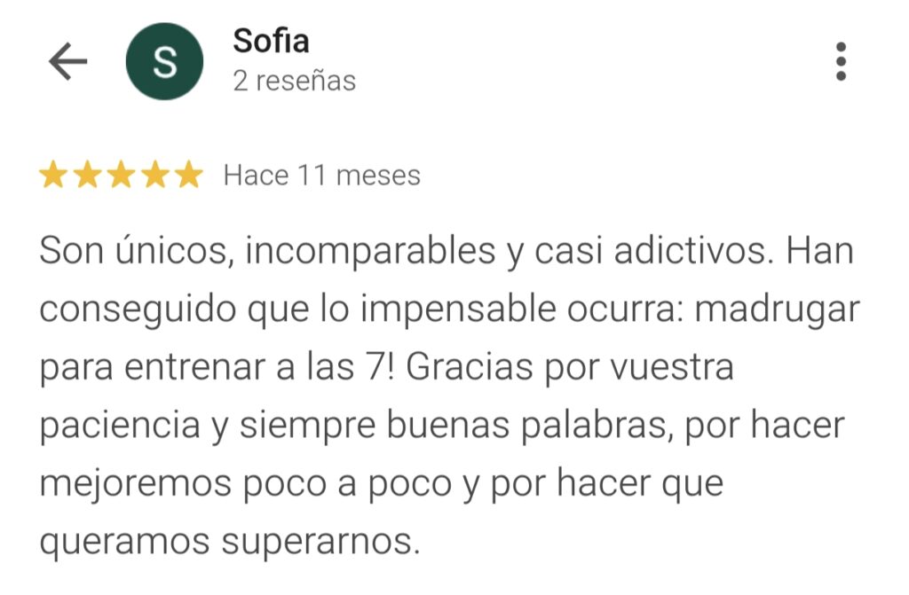 entrenador personal mallorca opiniones